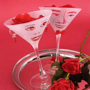 True Love Martini Glass Gift Set